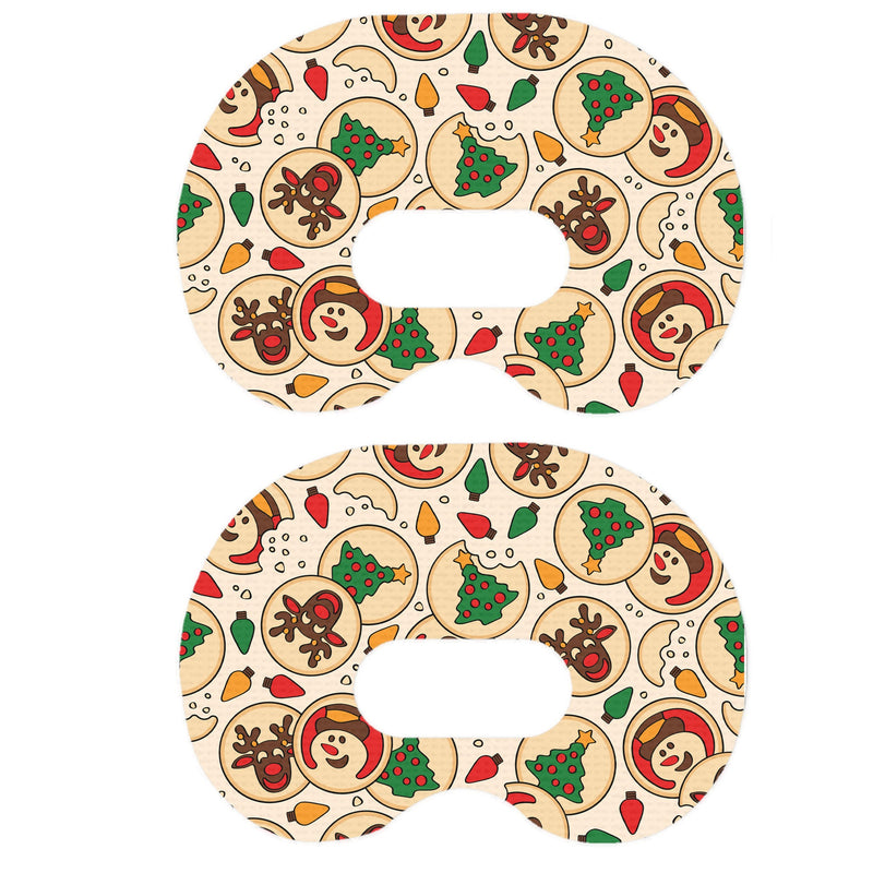 Peelz Santa's Cookies Medtronic Guardian Connect Patch Tape - Pump Peelz Patch Medical Tape