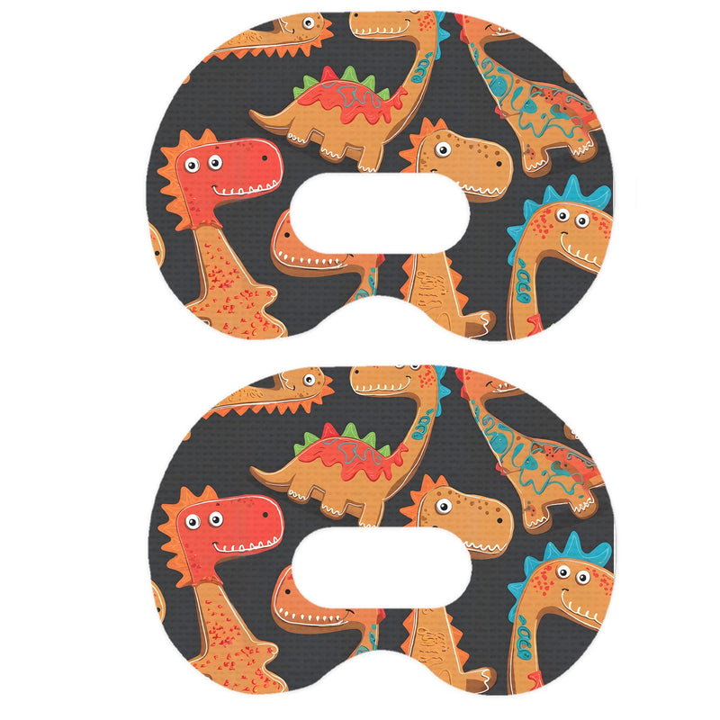 Peelz Jurassic Gingerbread Medtronic Guardian Connect Patch Tape - Pump Peelz Patch Medical Tape
