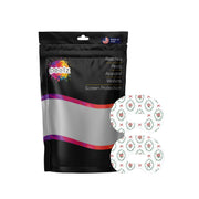 Peelz Poinsettia Parade Medtronic Guardian Connect Patch Tape - Pump Peelz Patch Medical Tape