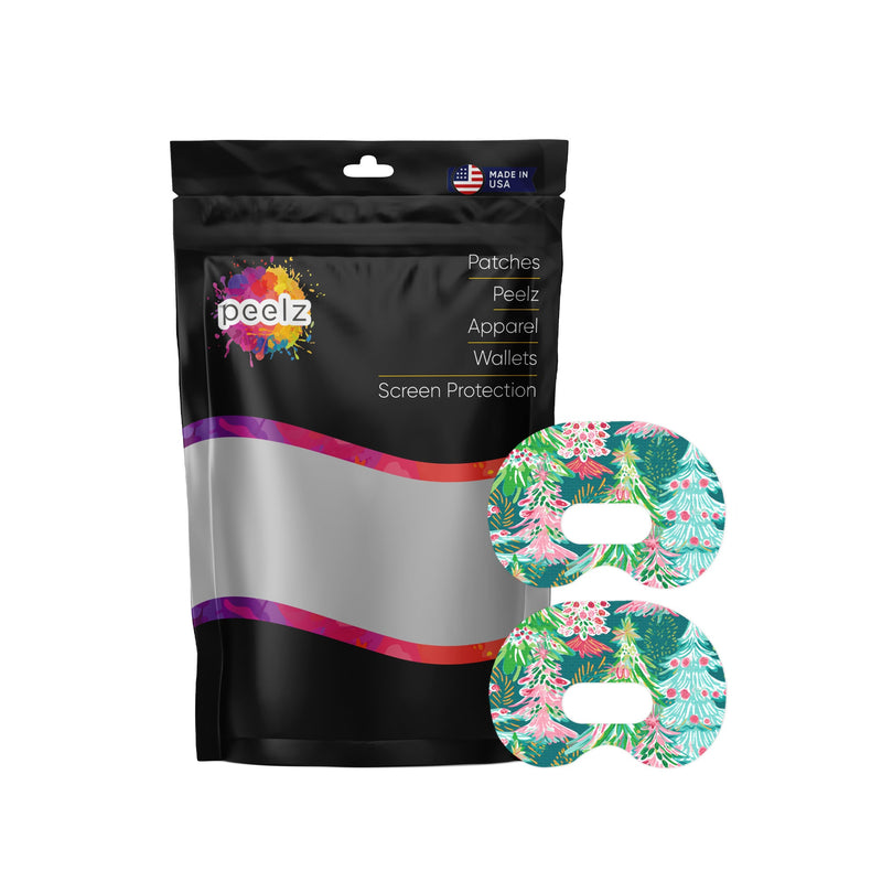 Peelz Festive Forest Medtronic Guardian Connect Patch Tape - Pump Peelz Patch Medical Tape