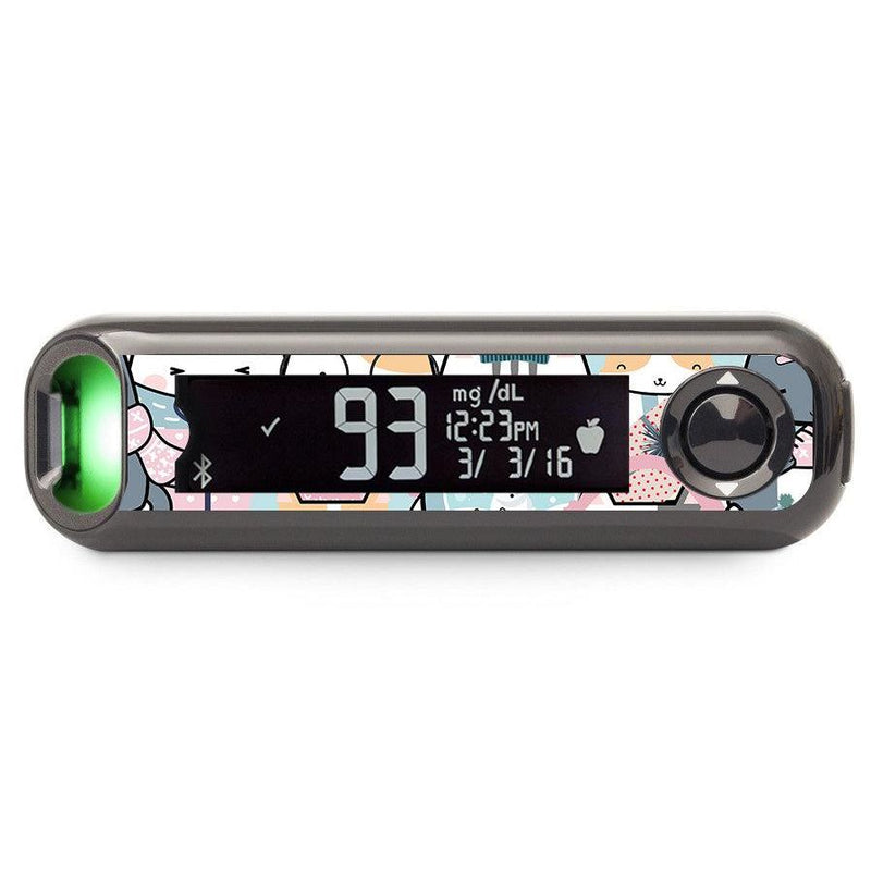 Peelz Meowy Christmas Bayer Contour© Next One Glucometer Peelz/Stickers