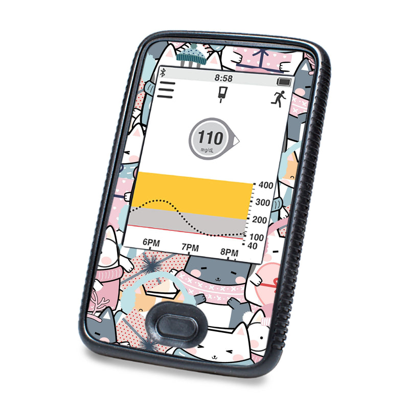 Peelz Meowy Christmas DEXCOM G6 Touchscreen Receiver Peelz/Stickers
