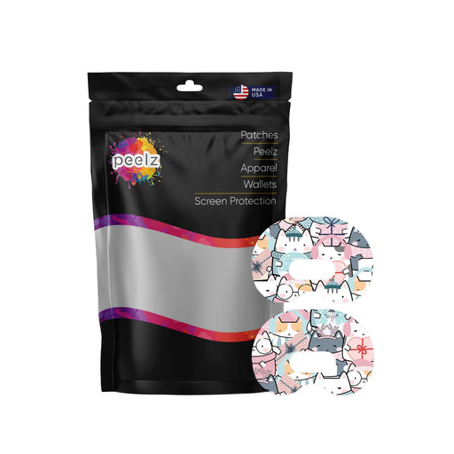 Peelz Meowy Christmas Medtronic Guardian Connect Patch Tape - Pump Peelz Patch Medical Tape