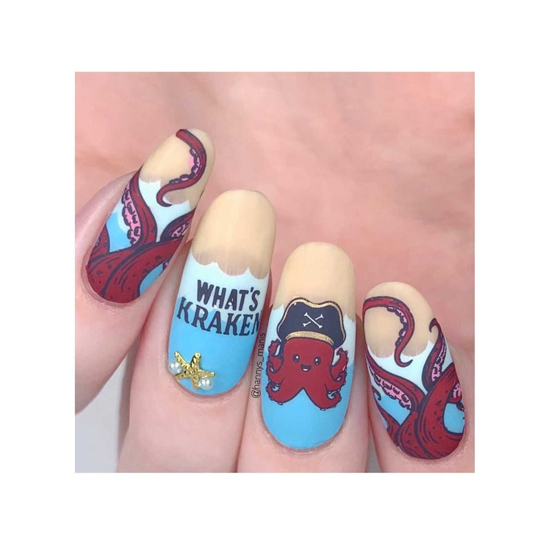UberChic Beauty Mermaid Life-02 Stamping Plate