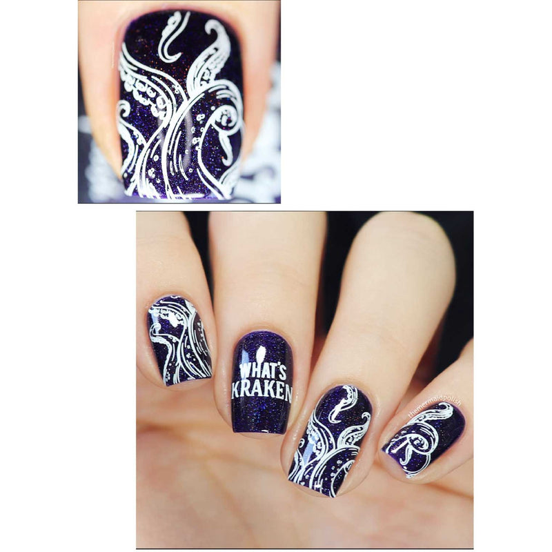 UberChic Beauty Mermaid Life-02 Stamping Plate