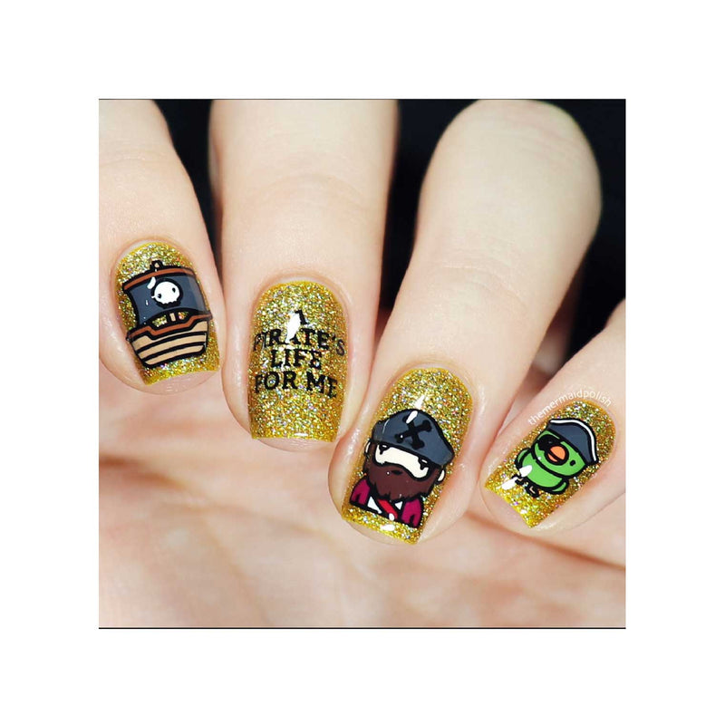 UberChic Beauty Mermaid Life-02 Stamping Plate