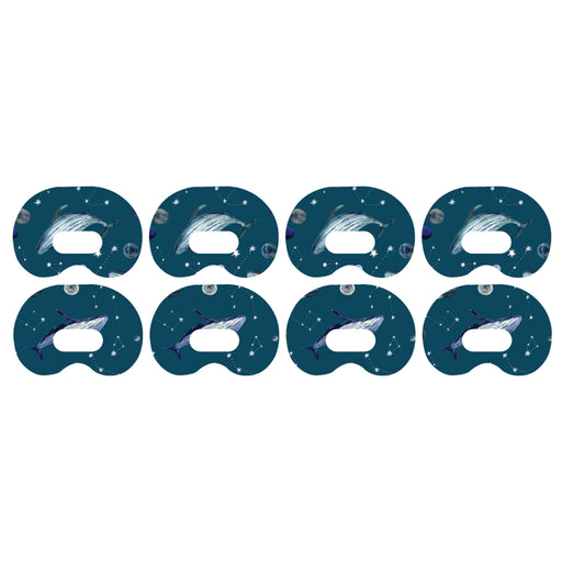 Peelz Midnight Whales Medtronic Guardian Connect Patch Tape - Pump Peelz Patch Medical Tape