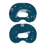 Peelz Midnight Whales Medtronic Guardian Connect Patch Tape - Pump Peelz Patch Medical Tape