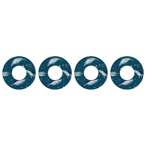 Peelz Midnight Whales Patch  Tape Designed for the FreeStyle Libre 2 Patch Medical Tape