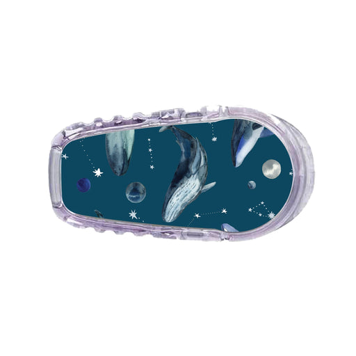 Peelz Midnight Whales Sticker Designed for the DEXCOM Transmitter Peelz/Stickers
