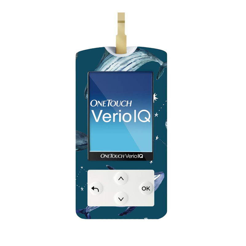 Peelz Midnight Whales for OneTouch Verio IQ Glucometer Peelz/Stickers