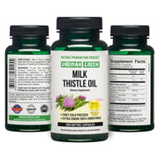 SiberianGreen.com Siberian Green Milk Thistle Oil Capsules – 200 Count Cooking Oils