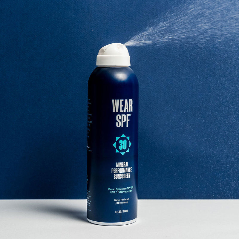 Wear SPF Mineral Performance Sunscreen Spray Spray Dark Slate Gray
