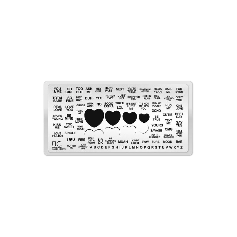 UberChic Beauty Candy Hearts Nail Art Kits & Accessories