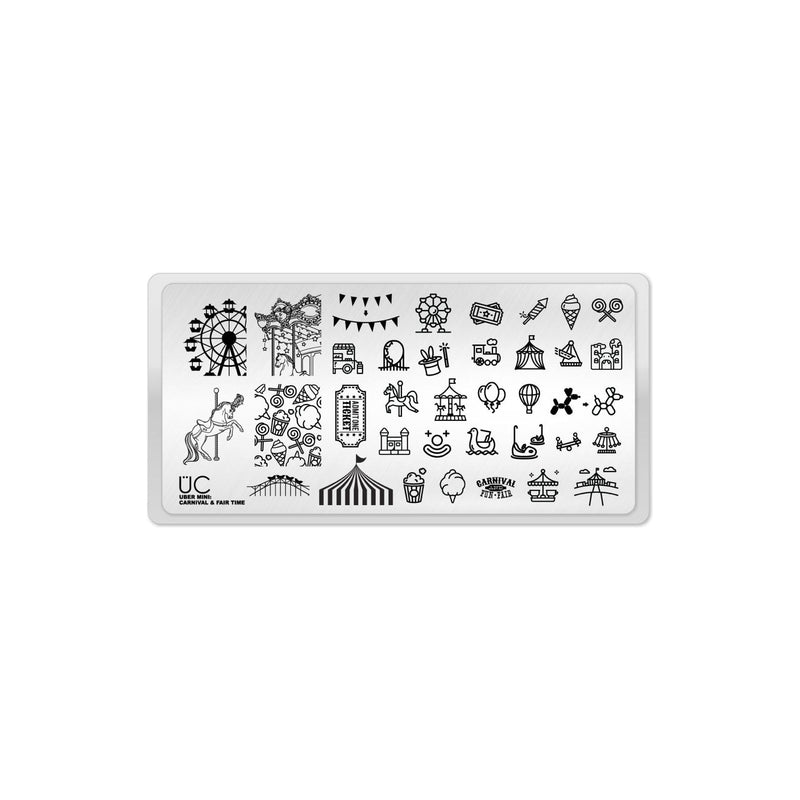 UberChic Beauty Carnival & Fair Time Stamping Plate