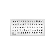 UberChic Beauty Itty Bitty Icons-02 Stamping Plate