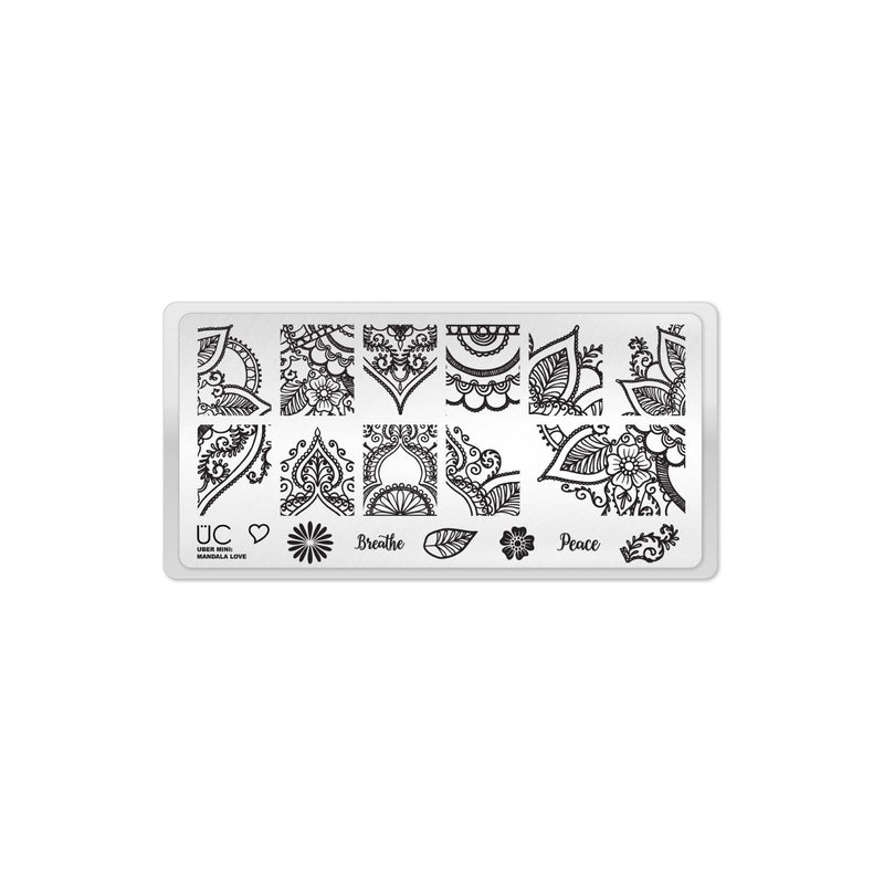 UberChic Beauty Mandala Love Stamping Plate