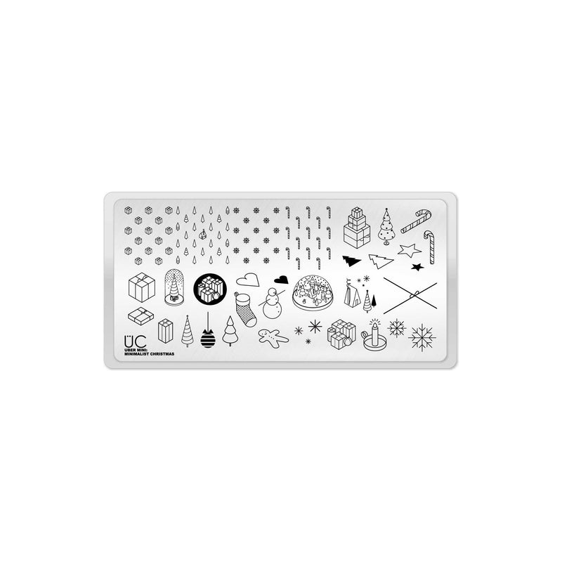 UberChic Beauty Minimalist Christmas Stamping Plate