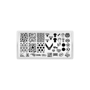 UberChic Beauty Soccer Love Stamping Plate