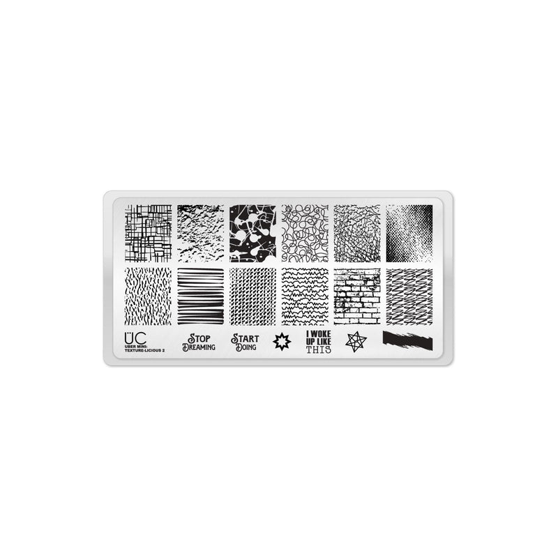 UberChic Beauty Texture-licious-02 Stamping Plate