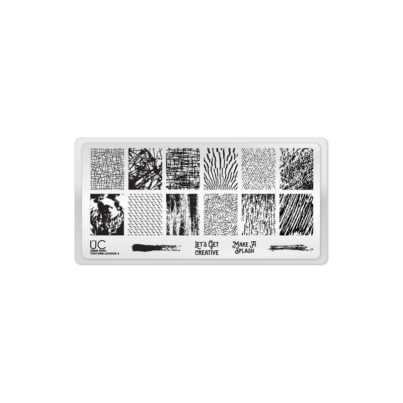 UberChic Beauty Texture-licious-03 Stamping Plate