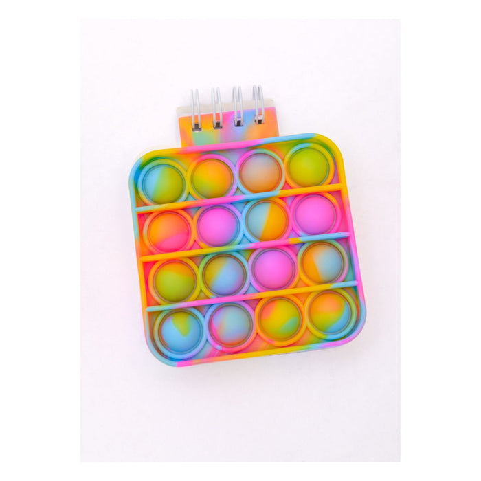 Mini Pop It Notebook in Rainbow