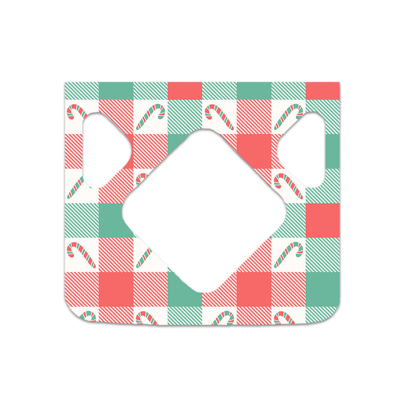 Peelz Peppermint Plaid Medtronic MiniMed 770G & 780G Sticker - Pump Peelz Peelz/Stickers