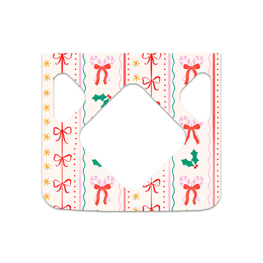 Peelz Holly Jolly Ribbon Medtronic MiniMed 770G & 780G Sticker - Pump Peelz Peelz/Stickers