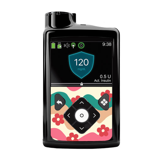 Peelz Retro Noel Medtronic MiniMed 770G & 780G Sticker - Pump Peelz Peelz/Stickers