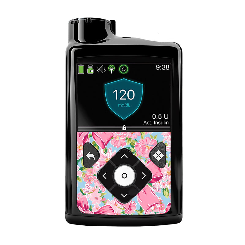 Peelz Blossom Bows Sticker for Medtronic MiniMed 770G & 780G Peelz/Stickers