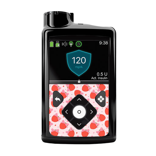 Peelz Strawberry Kisses Medtronic MiniMed 770G & 780G Sticker - Pump Peelz Peelz/Stickers