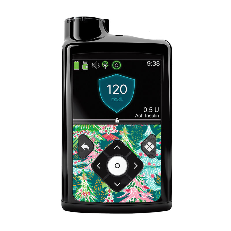 Peelz Festive Forest Medtronic MiniMed 770G & 780G Sticker - Pump Peelz Peelz/Stickers