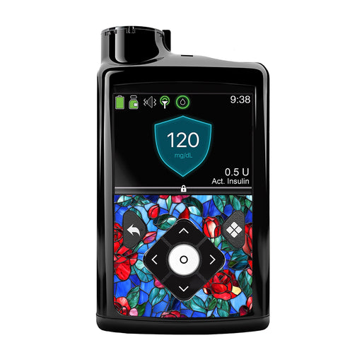 Peelz Crimson Blooms Sticker for Medtronic MiniMed 770G & 780G Peelz/Stickers