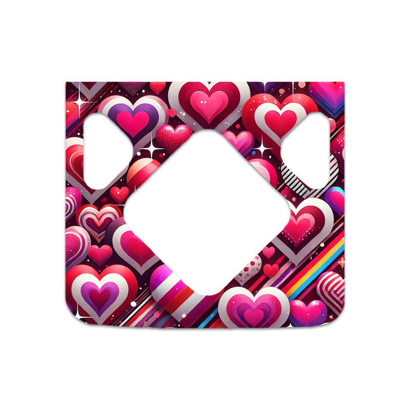 Peelz Sparkly Hearts Sticker for Medtronic MiniMed 770G & 780G Peelz/Stickers