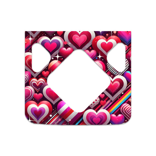 Peelz Sparkly Hearts Sticker for Medtronic MiniMed 770G & 780G Peelz/Stickers