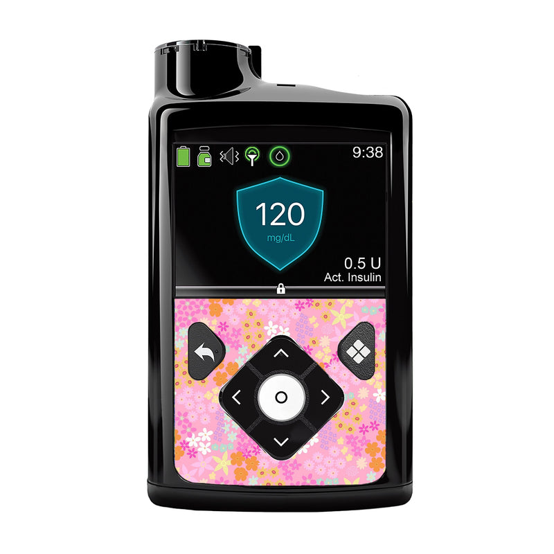 Peelz Pink Petals Medtronic MiniMed 770G & 780G Sticker - Pump Peelz Peelz/Stickers