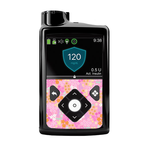 Peelz Pink Petals Medtronic MiniMed 770G & 780G Sticker - Pump Peelz Peelz/Stickers