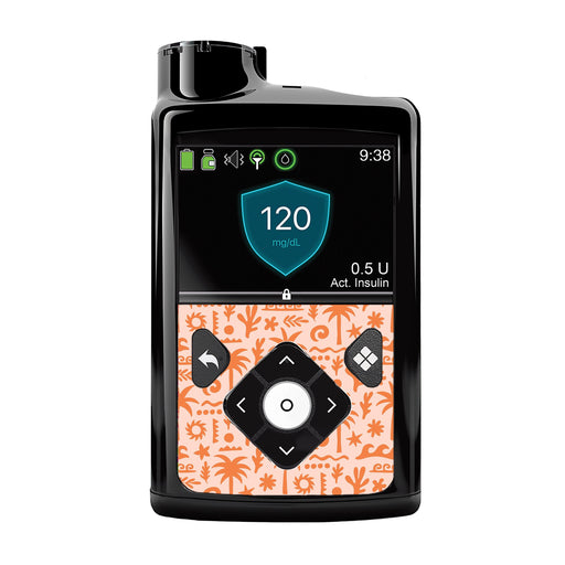 Peelz Terracotta Tides Medtronic MiniMed 770G & 780G Sticker - Pump Peelz Peelz/Stickers