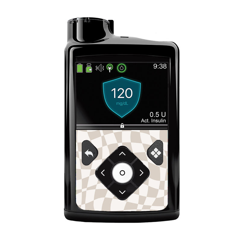 Peelz Creamy Check Medtronic MiniMed 770G & 780G Sticker - Pump Peelz Peelz/Stickers