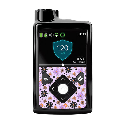 Peelz Batty Blooms Medtronic MiniMed 770G & 780G Sticker - Pump Peelz Peelz/Stickers