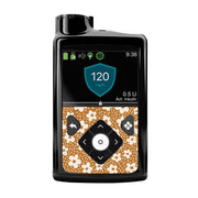 Peelz Caramel Daisies Medtronic MiniMed 770G & 780G Sticker - Pump Peelz Peelz/Stickers