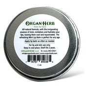 OrganHerb OrganHerb Organic Mint Lip Balm 1 oz – Refreshing Hydration with Pure Peppermint Essence Organic Lip Balms