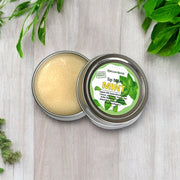 OrganHerb OrganHerb Organic Mint Lip Balm 1 oz – Refreshing Hydration with Pure Peppermint Essence Organic Lip Balms