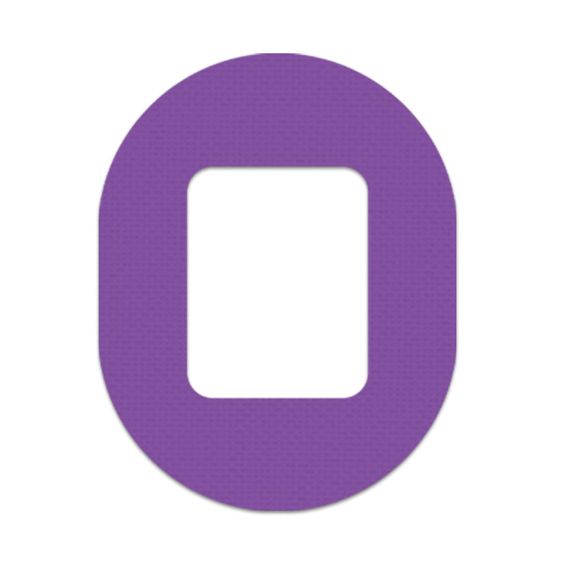 Peelz Solid Color Purple Tandem Mobi Patch Tape - Pump Peelz Patch Medical Tape