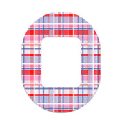 Peelz Party Plaid Tandem Mobi Patch Tape - Pump Peelz Patch Medical Tape