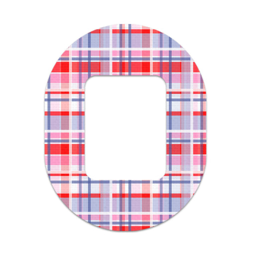 Peelz Party Plaid Tandem Mobi Patch Tape - Pump Peelz Patch Medical Tape