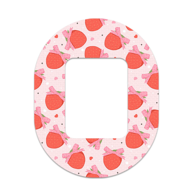 Peelz Strawberry Kisses Tandem Mobi Patch Tape - Pump Peelz Patch Medical Tape
