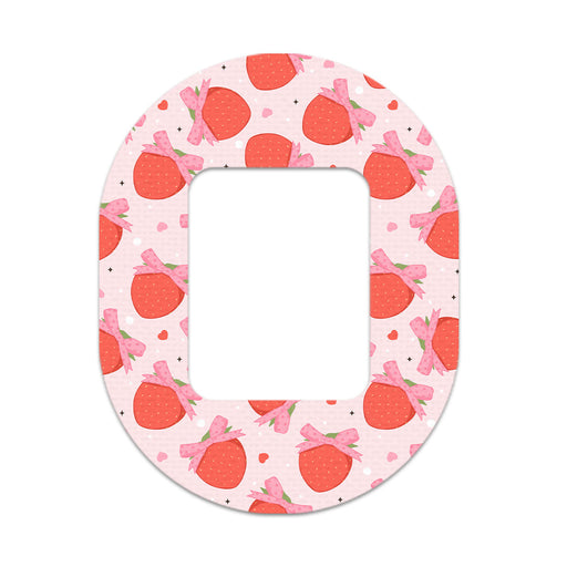 Peelz Strawberry Kisses Tandem Mobi Patch Tape - Pump Peelz Patch Medical Tape