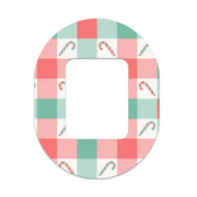 Peelz Peppermint Plaid Tandem Mobi Patch Tape - Pump Peelz Patch Medical Tape