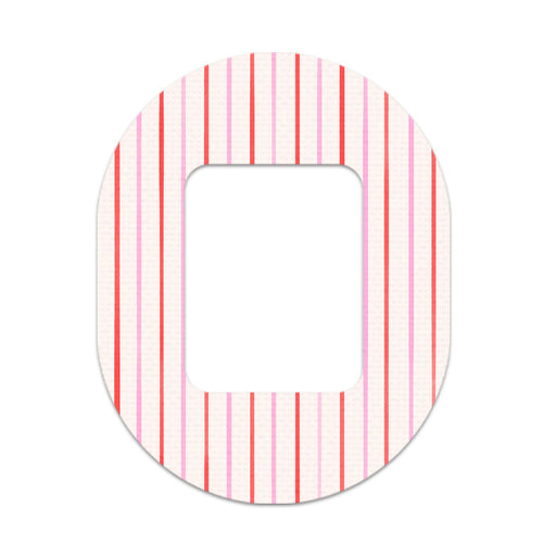 Peelz Peppermint Stripes Tandem Mobi Patch Tape - Pump Peelz Patch Medical Tape